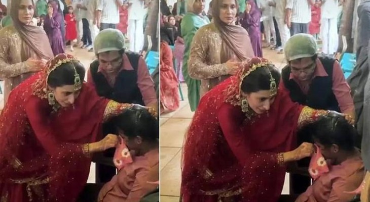 বিয়ের আসর ছেড়ে অসুস্থ ক্যাটারিং কর্মীদের চিকিৎসা দিলেন ডাক্তার কনে